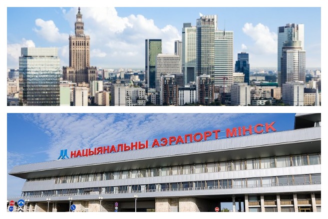 Варшава-Минск Аэропорт на микроавтобусе. Перевозки Варшава-Минск Аэропорт.